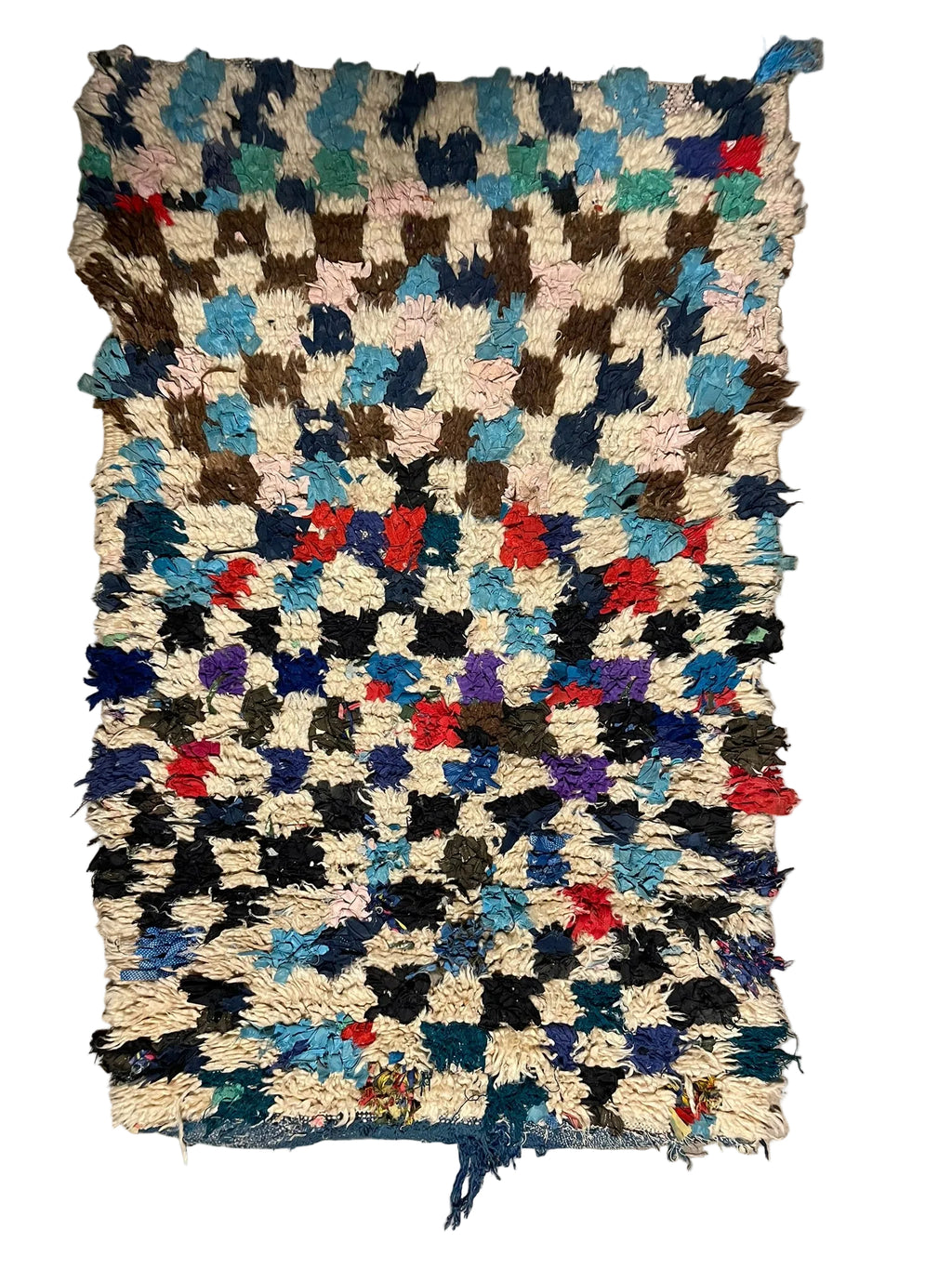 3018 Morocco, Central/Southern, Boucherouite Rag Rug