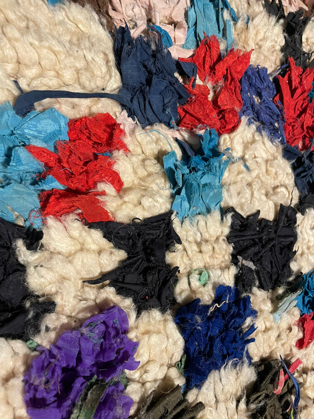 3018 Morocco, Central/Southern, Boucherouite Rag Rug
