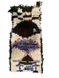 3023 Morocco / High Atlas / Azilal / Ivory / Dark Brown / Lavender