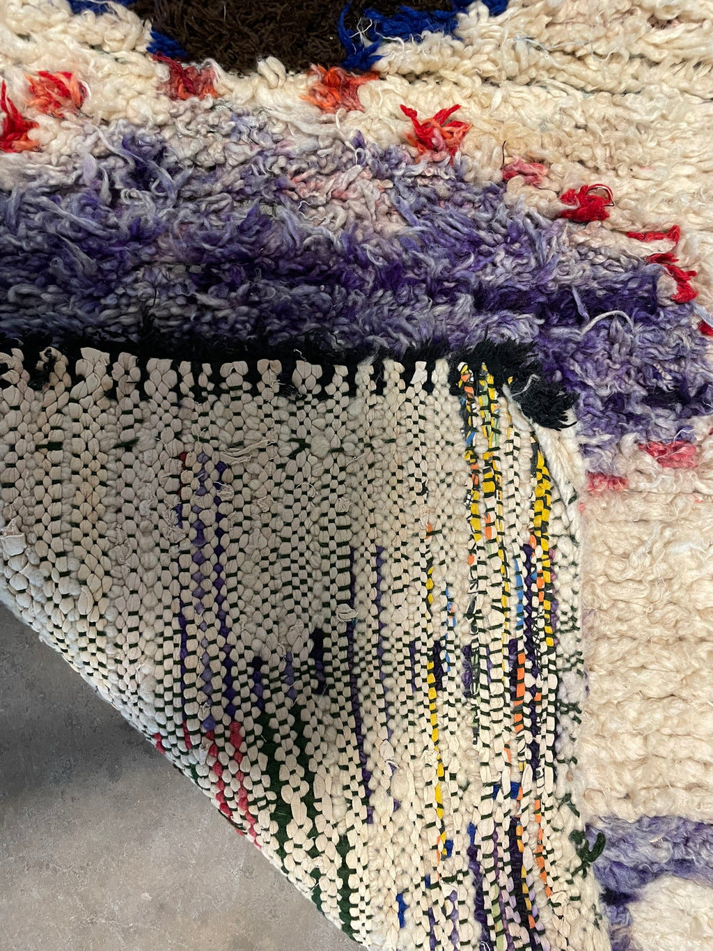 3023 Morocco / High Atlas / Azilal / Ivory / Dark Brown / Lavender