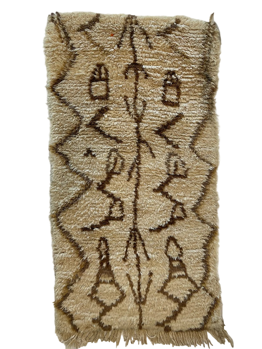 3027 Morocco Middle Atlas/ Berber Tribal Style with Central vertical axis/ with abstract anthropomorphic and talismanic motifs