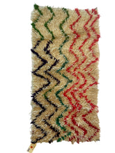 Load image into Gallery viewer, 3030 Morocco Berber/ Beni Ourain Style  with Zigzag bands/chevron bands