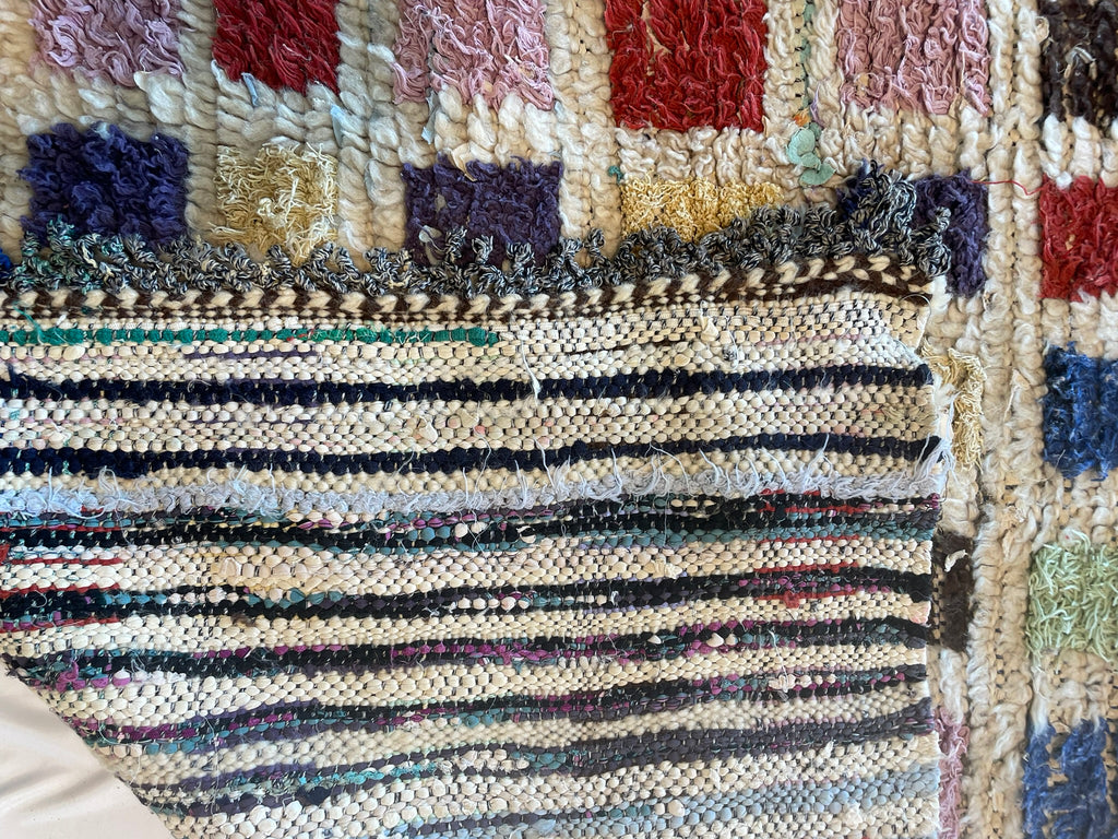 3042 Morocco Berber/ Boucherouite Style  with Grid composition/ checkerboard rhythm