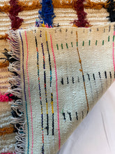 Load image into Gallery viewer, 3045 Morocco Berber/ Boucherouite Style  with Geometric resembling a loose plaid or grid