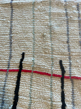 Load image into Gallery viewer, 3056 Morocco - Middle Atlas/ Flatweave Berber minimalist style with Linear striped with horizontal bands and vertical pinstripes