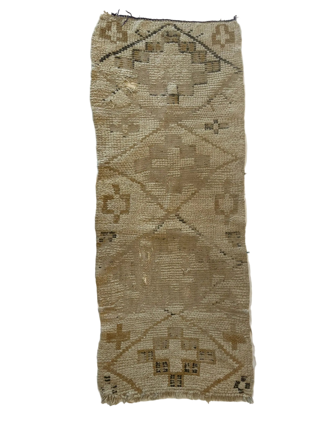 3065 Morocco Middle Atlas/ Berber Tribe Style  with Stacked diamond medallions/ central diamonds with internal cross motif
