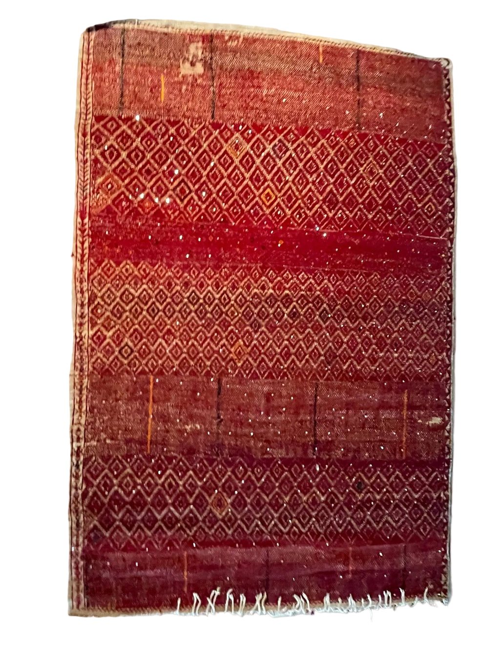 3117 Morocco Khemisset Middle Atlantic Region, Straw Fiter with wool Embroidery