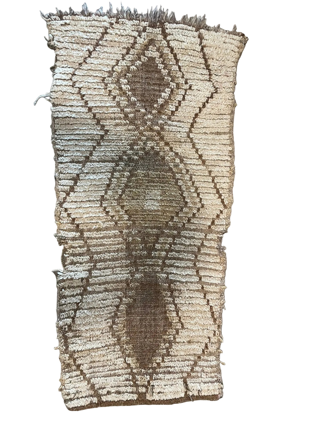 3134 Morocco / Middle Atlas / Beni Ourain / Ivory / Dark Brown / Gray Brown