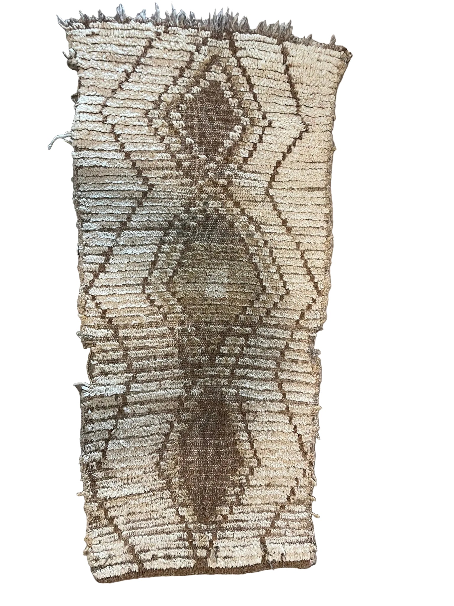 3134 Morocco / Middle Atlas / Beni Ourain / Ivory / Dark Brown / Gray Brown