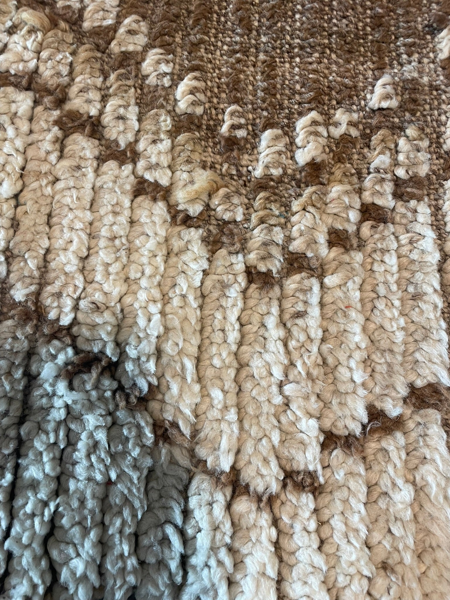 3134 Morocco / Middle Atlas / Beni Ourain / Ivory / Dark Brown / Gray Brown