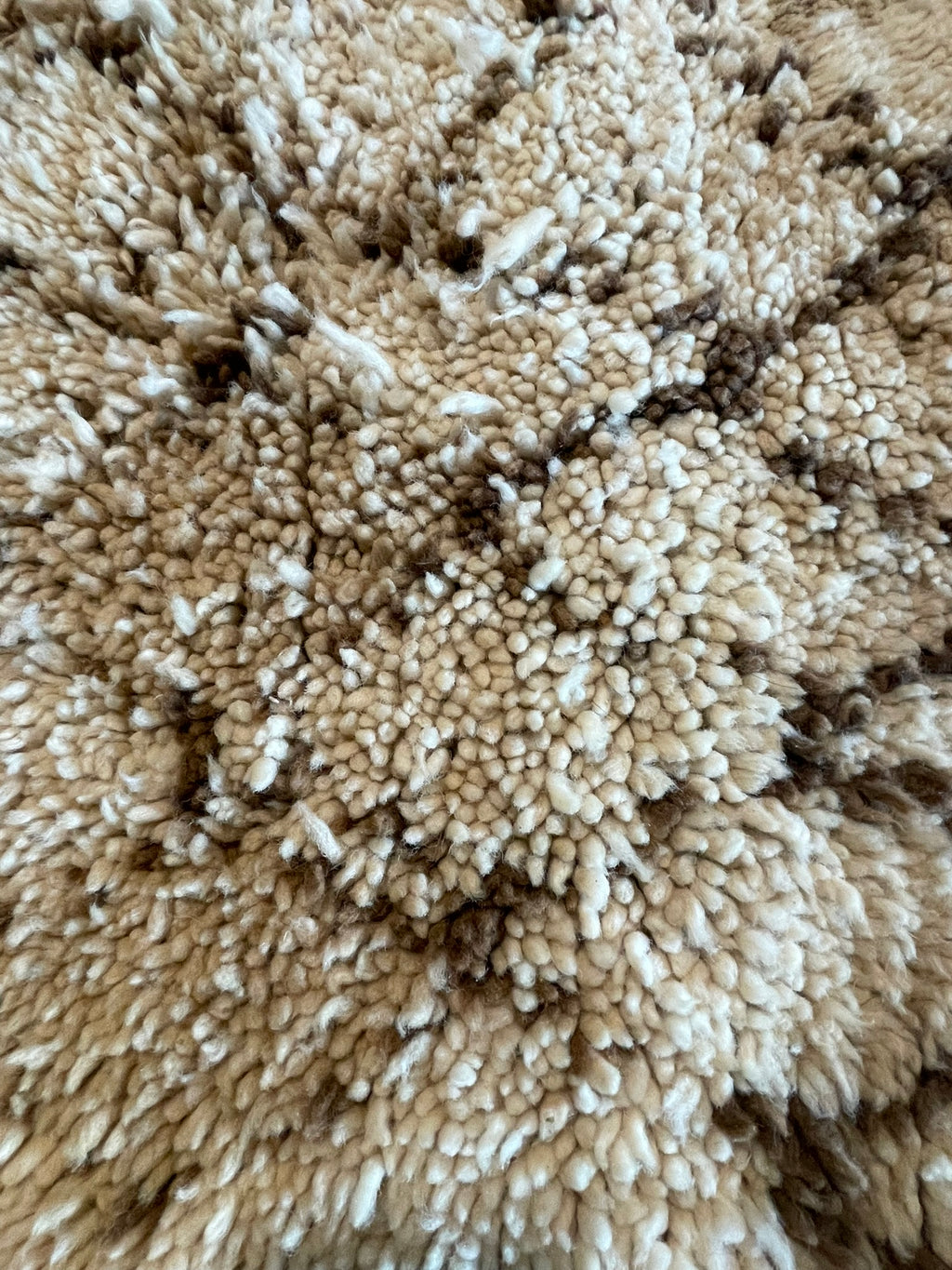 3136 Morocco / Middle Atlas / Beni Ourain / Ivory / Dark Brown