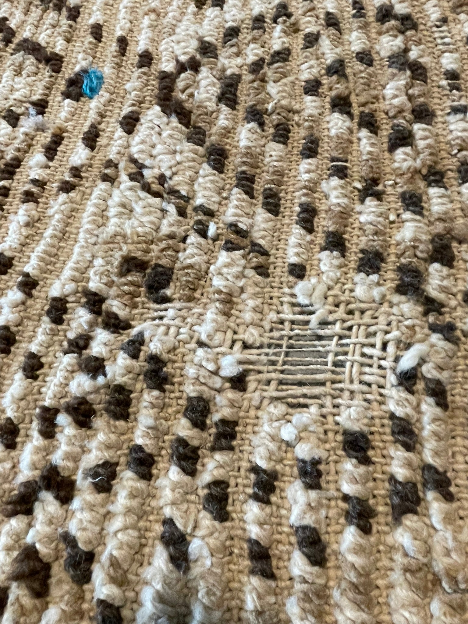 3137 Morocco / Middle Atlas / Beni Ourain / Ivory / Dark Brown