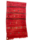 3138 Morocco / Boujad / Central Morocco / Red  / burgundy / Black