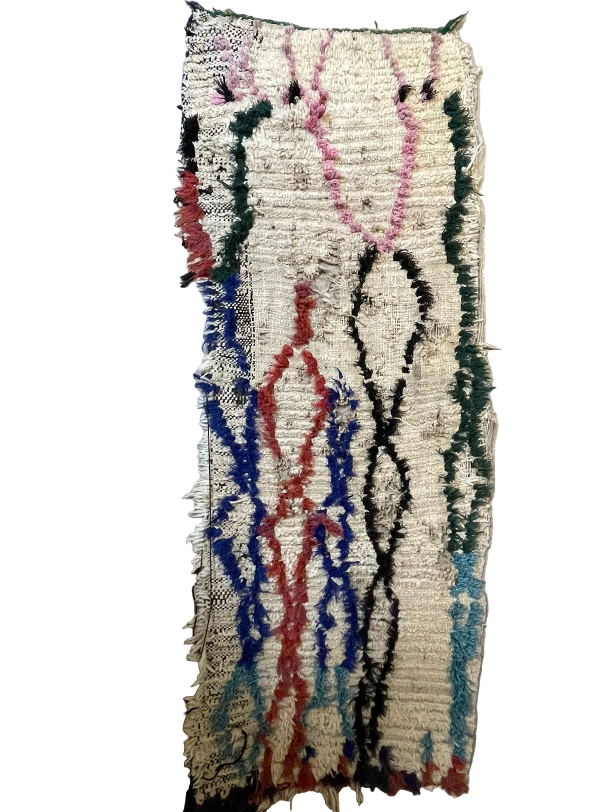 3143 Morocco / High Atlas / Amazigh / Ivory / Red /Blue / Dark Green / Turquoise (P18)