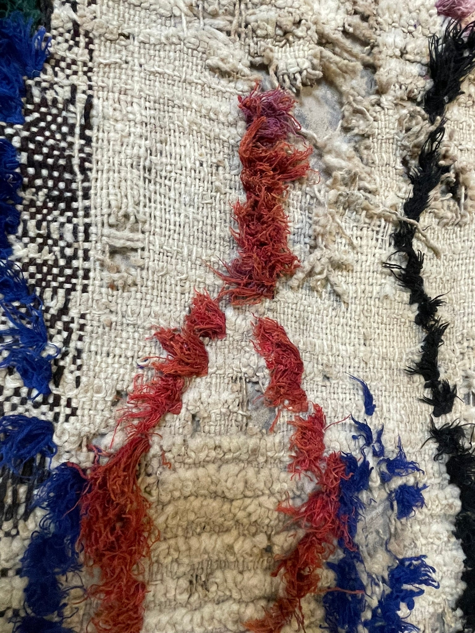 3143 Morocco / High Atlas / Amazigh / Ivory / Red /Blue / Dark Green / Turquoise (P18)