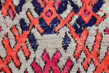 Load image into Gallery viewer, 1067 HighAtlas with Taupe/Orange/Fusia/Blue Crossed X's Pattern