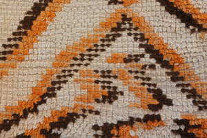 1073 HighAtlas with Taupe/Orange/Brown V Pattern Pattern