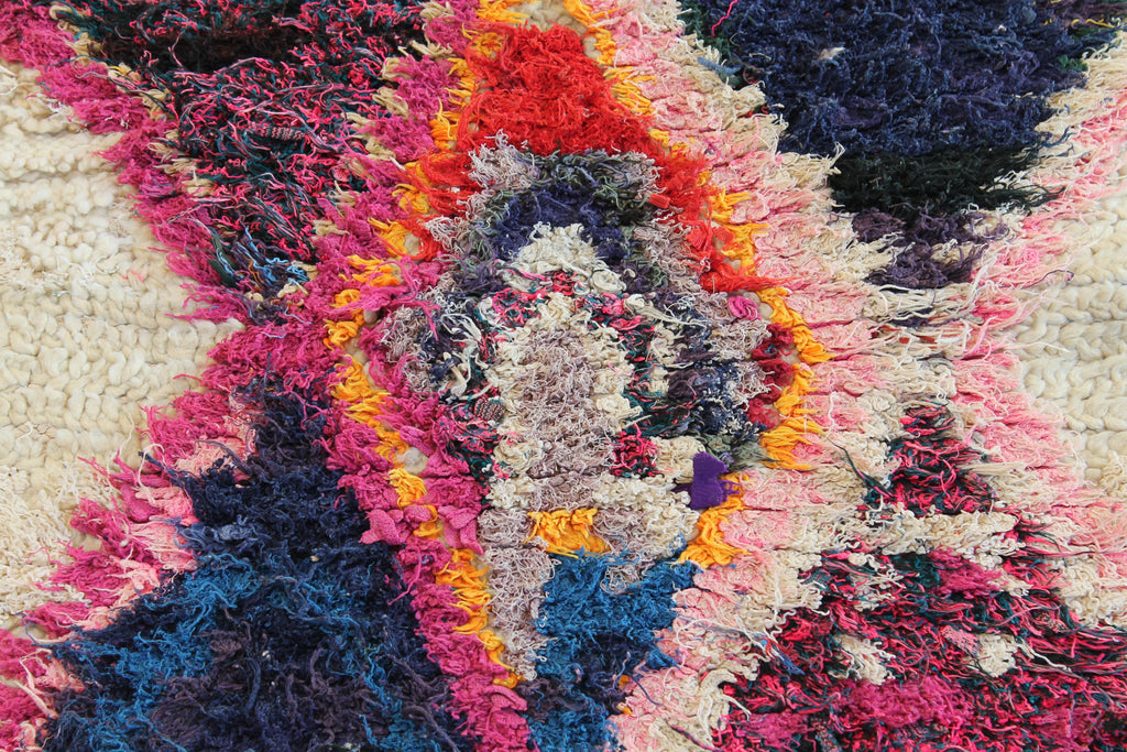 1088 Moulouya with Taupe/Pink/Red/Blue Diamonds Pattern (P17)