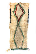 1117 Moulouya with Taupe/Green/Red/Blue 2 Diamonds Pattern