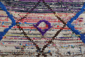 1119 Open East with Taupe/Multi-Color/Brown/Blue/Purple Diamonds Pattern