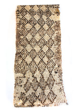 Load image into Gallery viewer, 1166 Moulouya with Taupe/LightBrown/DarkBrown Checkered Diamonds Pattern