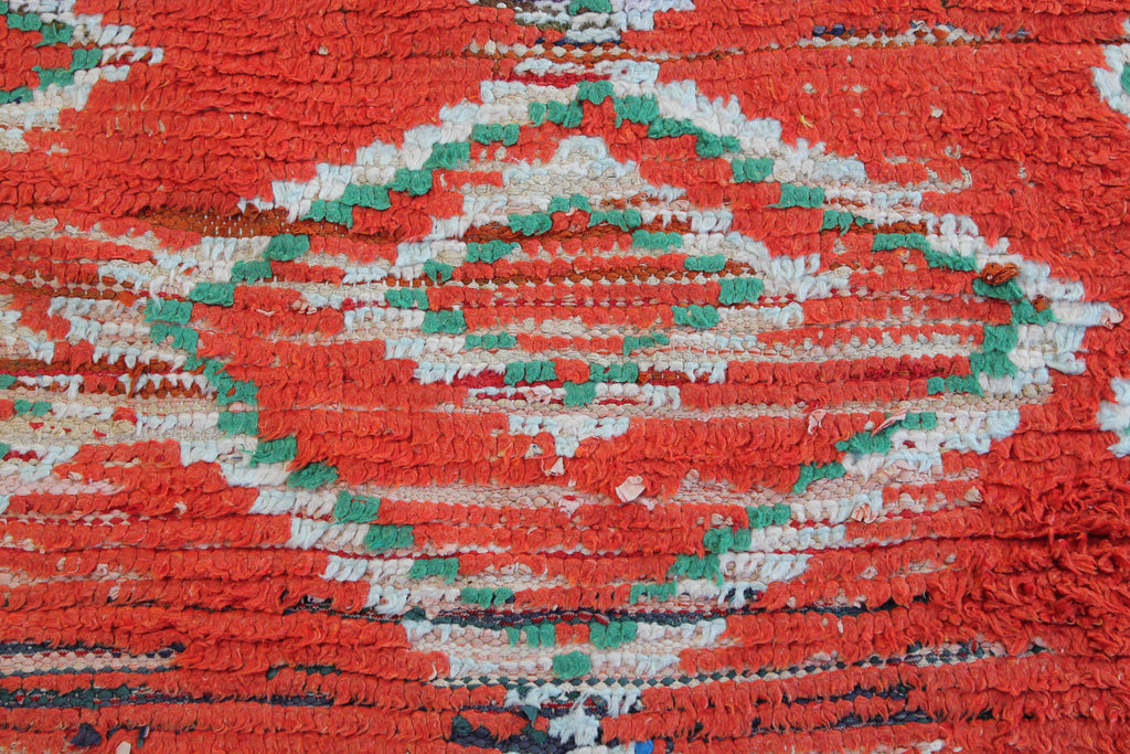 1209 Boujad with Red/White/Green Diamonds Pattern