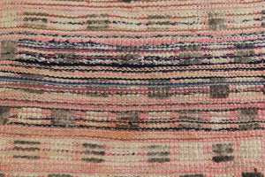 1213 Boujad with Taupe/Pink/Brown/Purple Squares Pattern