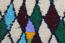 Load image into Gallery viewer, 1231 Open East with Taupe/SkyBlue/Green/Maroon Diamonds Pattern