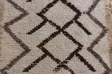 Load image into Gallery viewer, 1243 HighAtlas with Taupe/Brown Diamonds and Zig-Zags Pattern