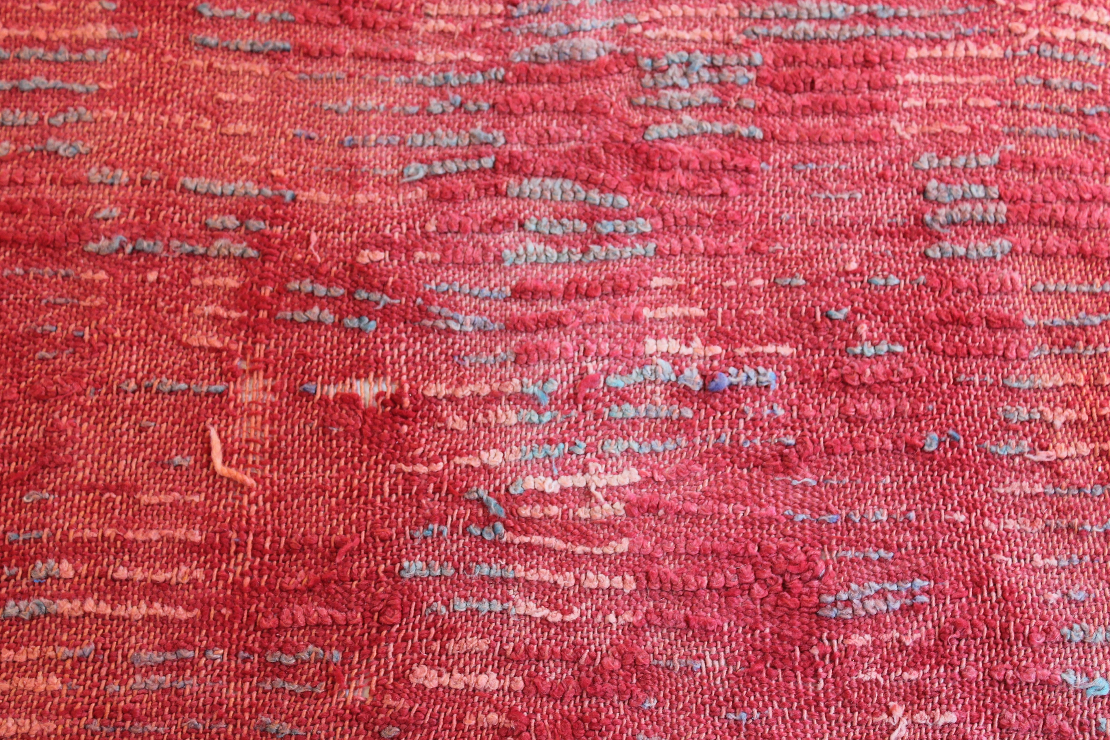 1263 Boujad with Red/Bliue Squares Pattern