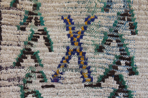 1293 HighAtlas with Taupe/Green/Blue/Yellow/Black Arrows and X's Pattern