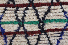 Load image into Gallery viewer, 1313 Moulouya with Taupe/Black/Red/Blue/Green Diamonds andHorizontal Lines Pattern