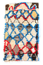 Load image into Gallery viewer, 1349 Open East with Taupe/Brown/Blue/Red/Yellow Diamonds Pattern