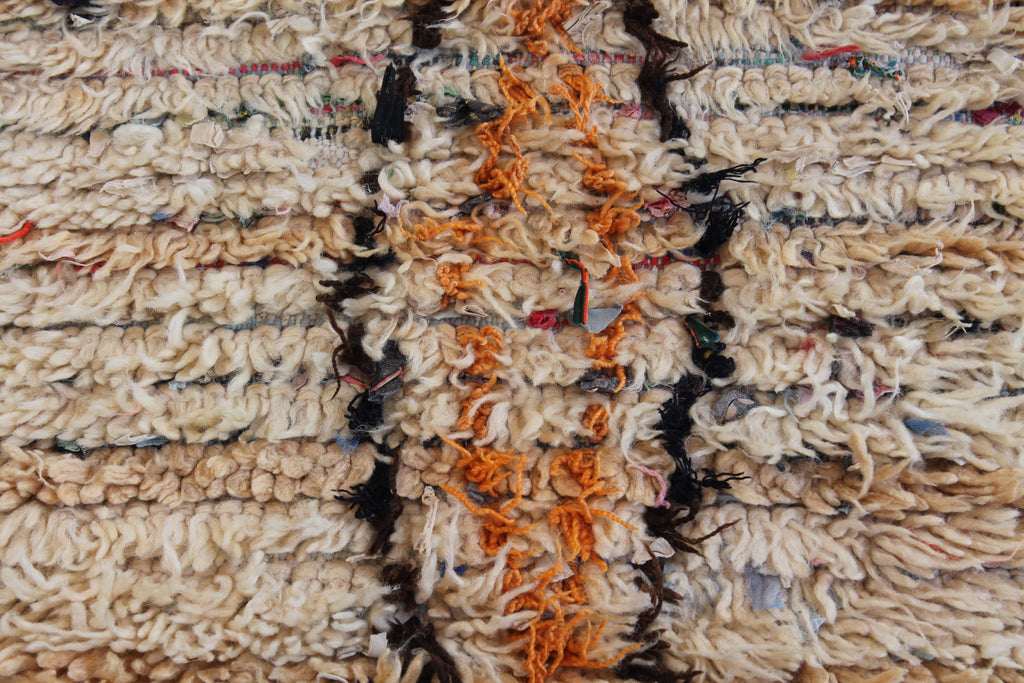 1389 Moulouya with Taupe/Orange/Black/Blue Diamonds Pattern