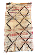 1399 Moulouya with Taupe/Brown/Red Diamonds Pattern