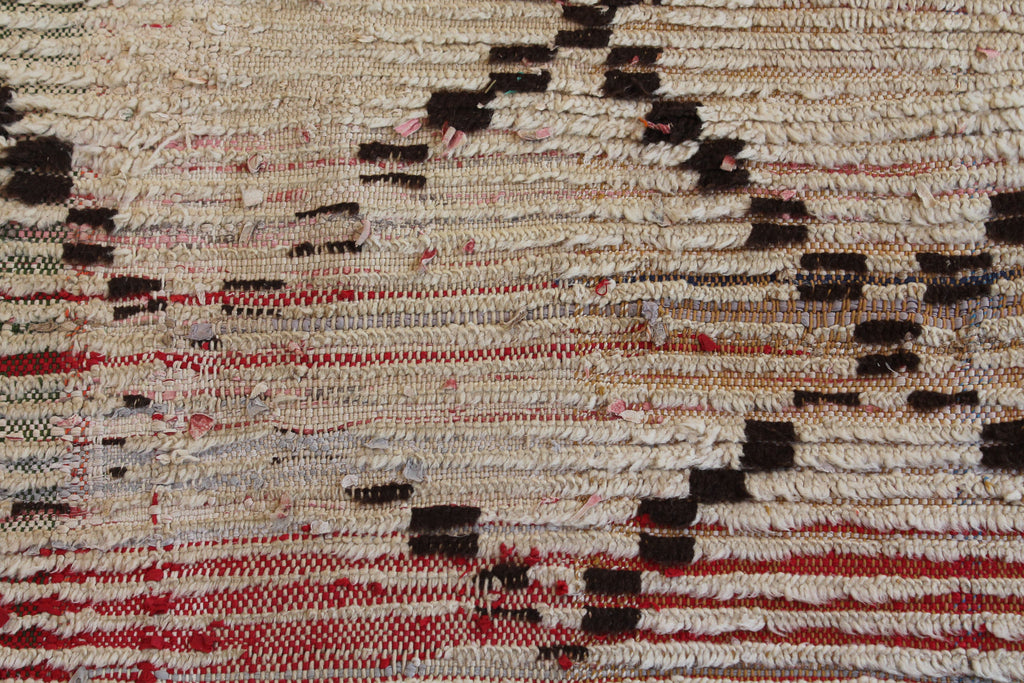 1399 Moulouya with Taupe/Brown/Red Diamonds Pattern