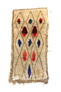 1401 Moulouya with Taupe/Brown/Red/Blue Diamonds Pattern
