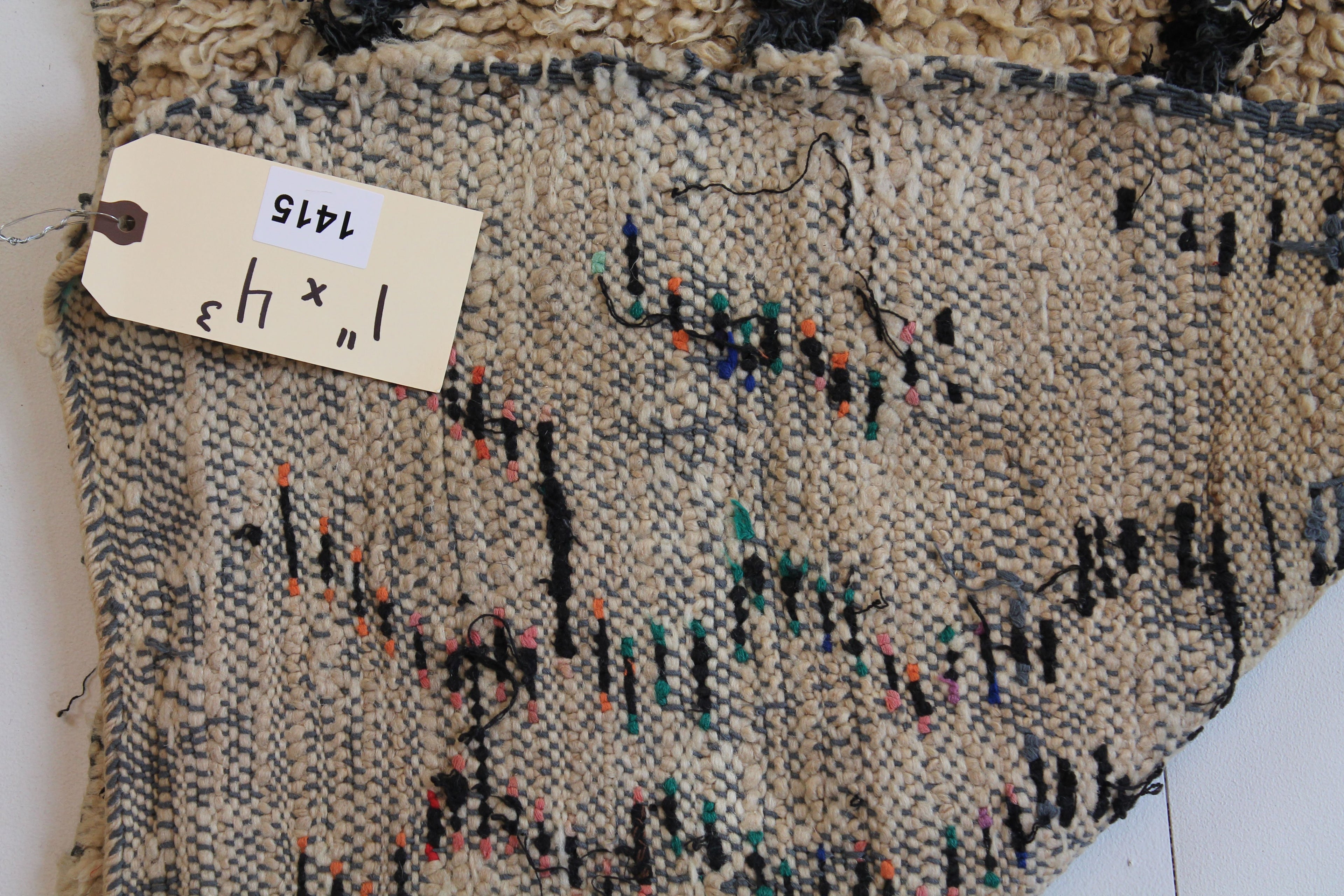 1415 HighAtlas with Taupe/Black Various Lines Pattern