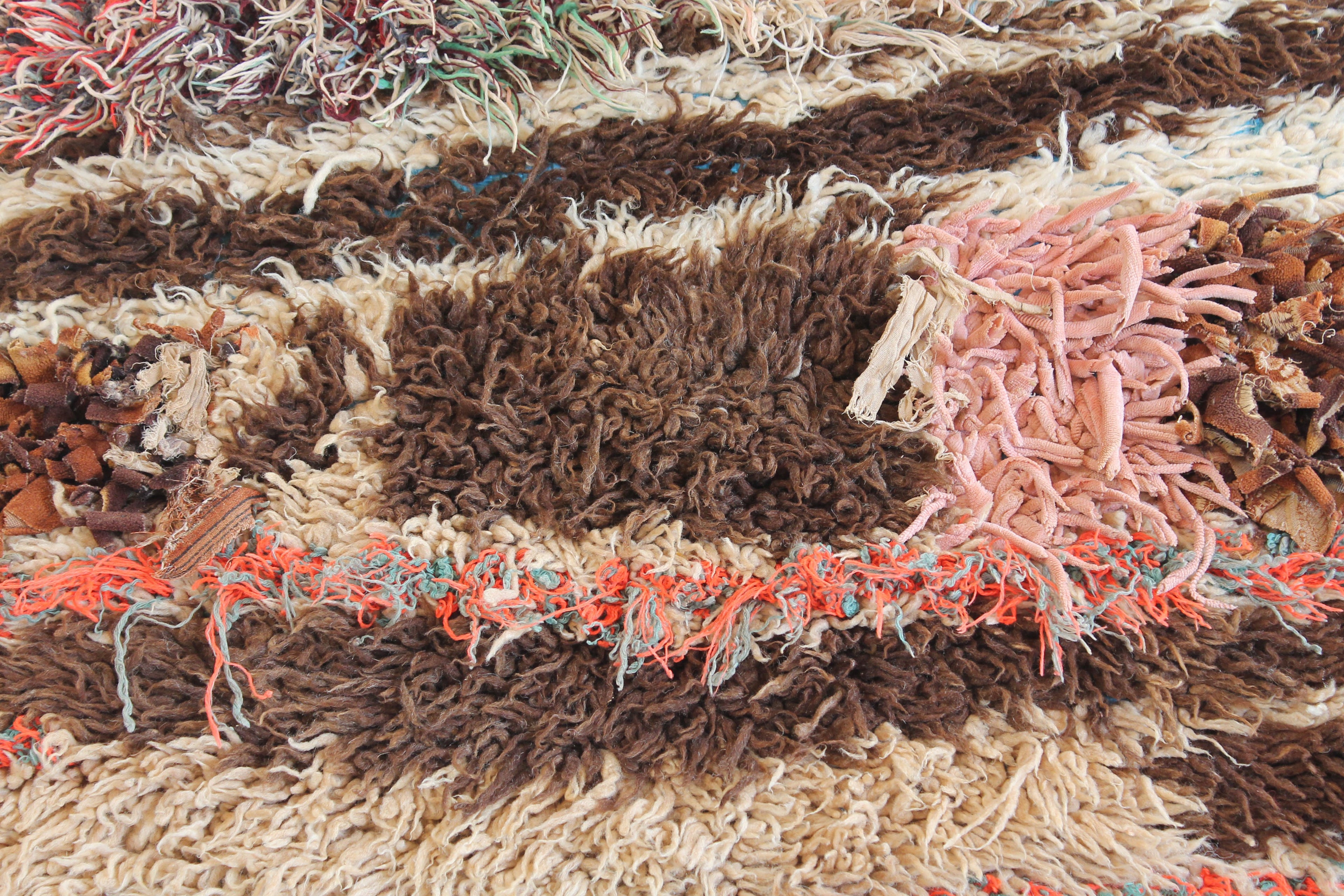 1417 zindekh with Taupe/Brown/Pink/Black/Blue Various Patterns Pattern