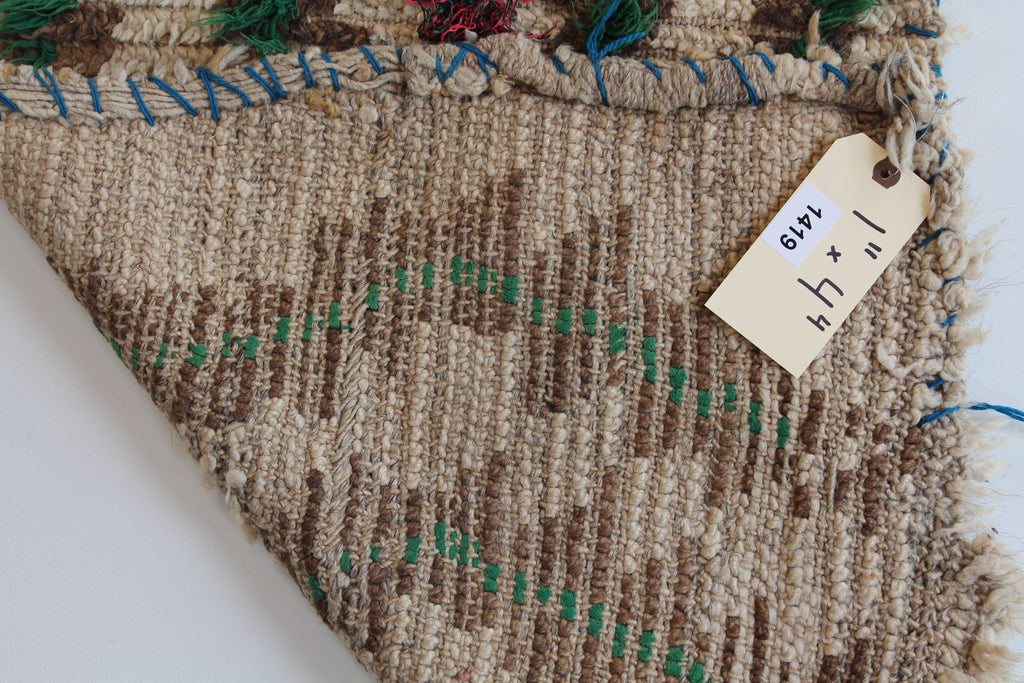 1419 Moulouya with Taupe/Brown/Pink/Green/Orange/Blue Diamonds Pattern