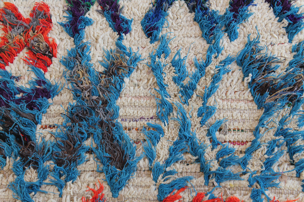 1441 HighAtlas with Cream/Blue/Red/Green Plain Pattern