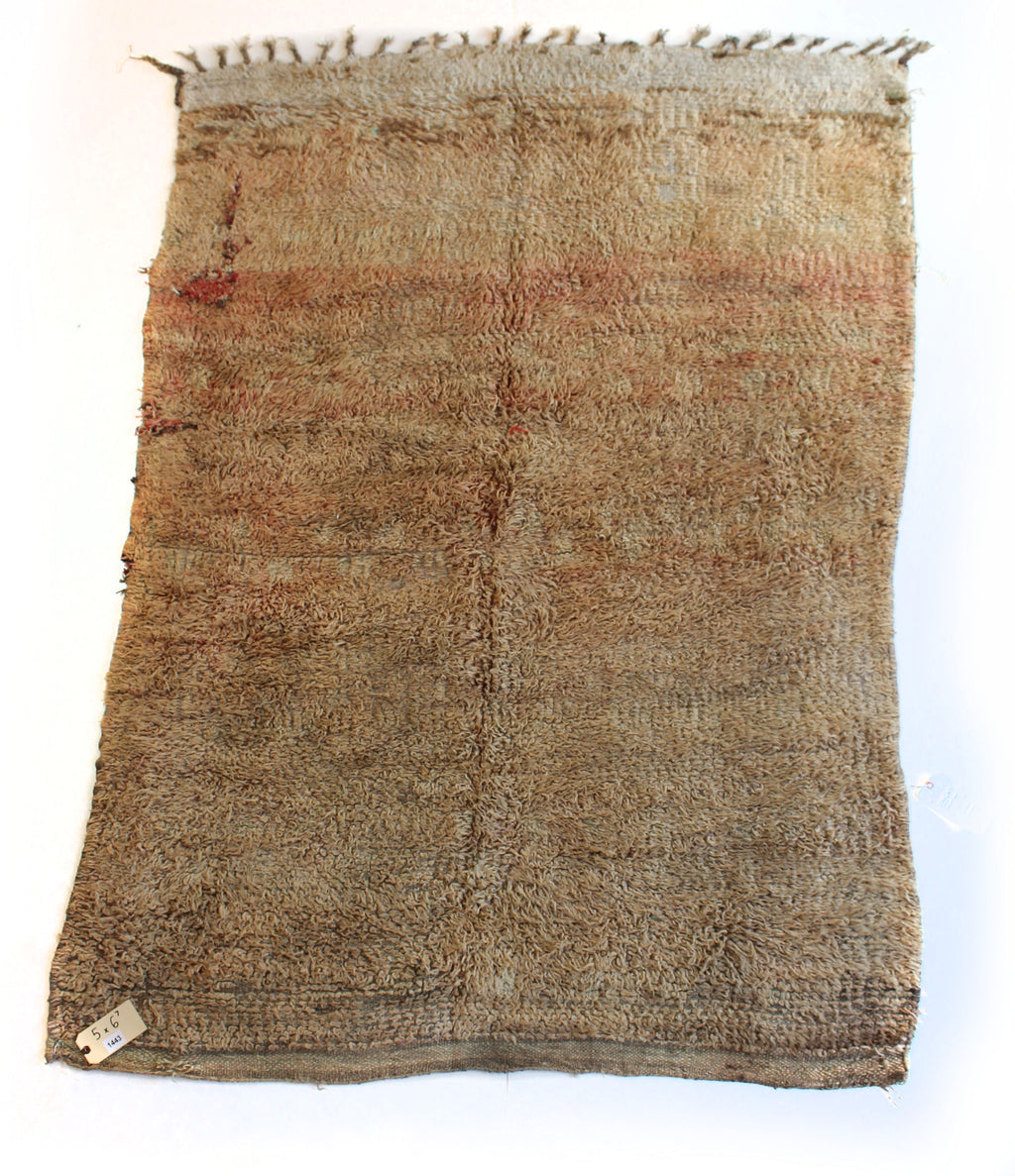 1443 Moulouya with Taupe/Brown Checkered Diamonds Pattern (P10)