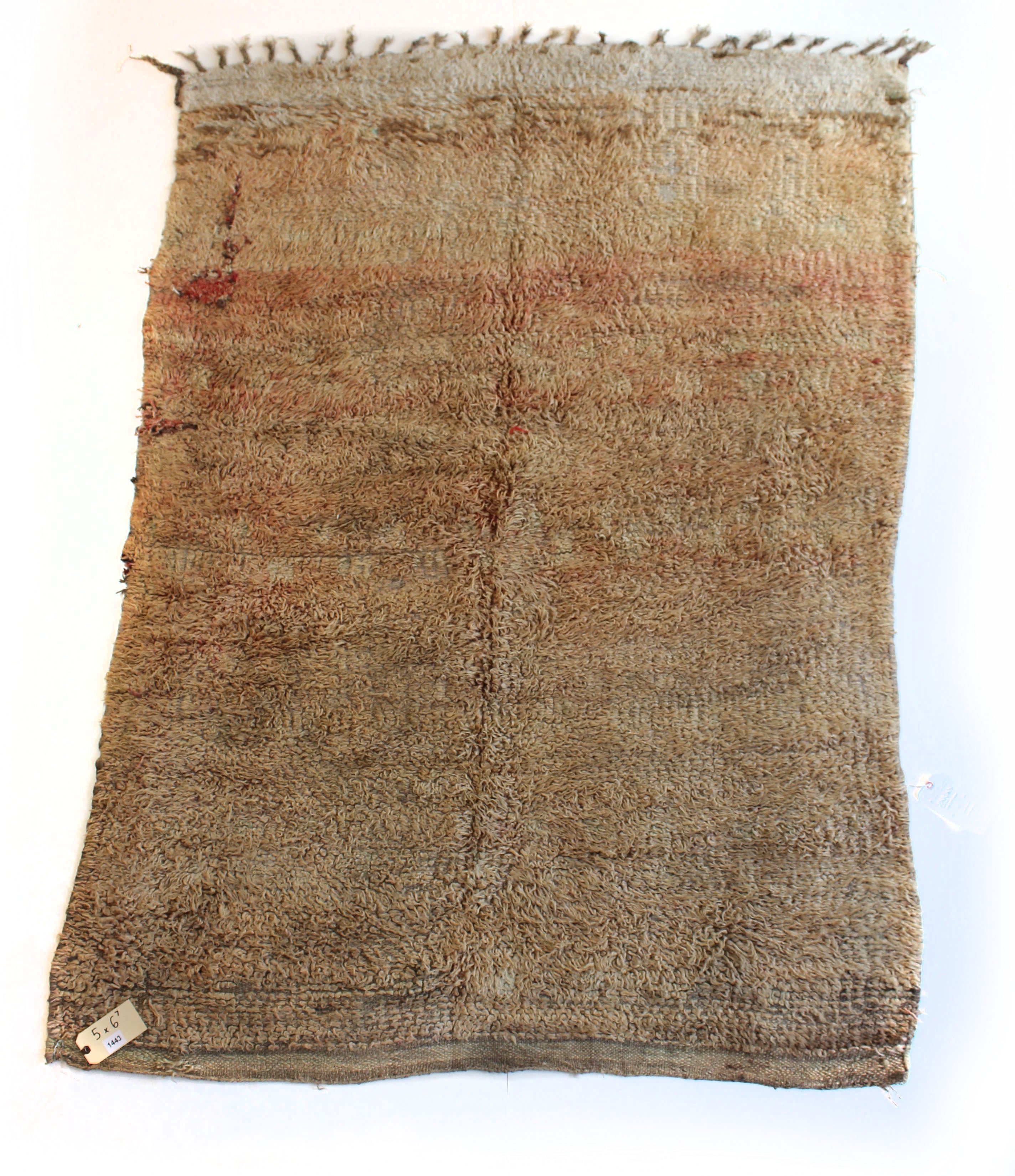 1443 Moulouya with Taupe/Brown Checkered Diamonds Pattern (P10)