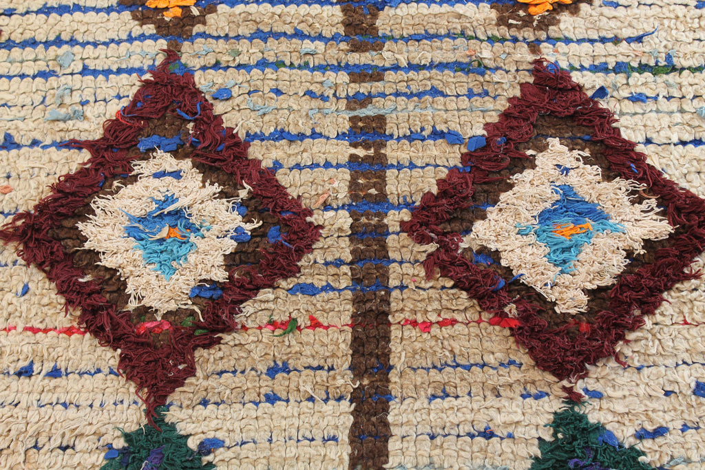 1476 Moulouya with Taupe/Brown/Pink/Blue Diamonds and Other Patterns Pattern  (P4)