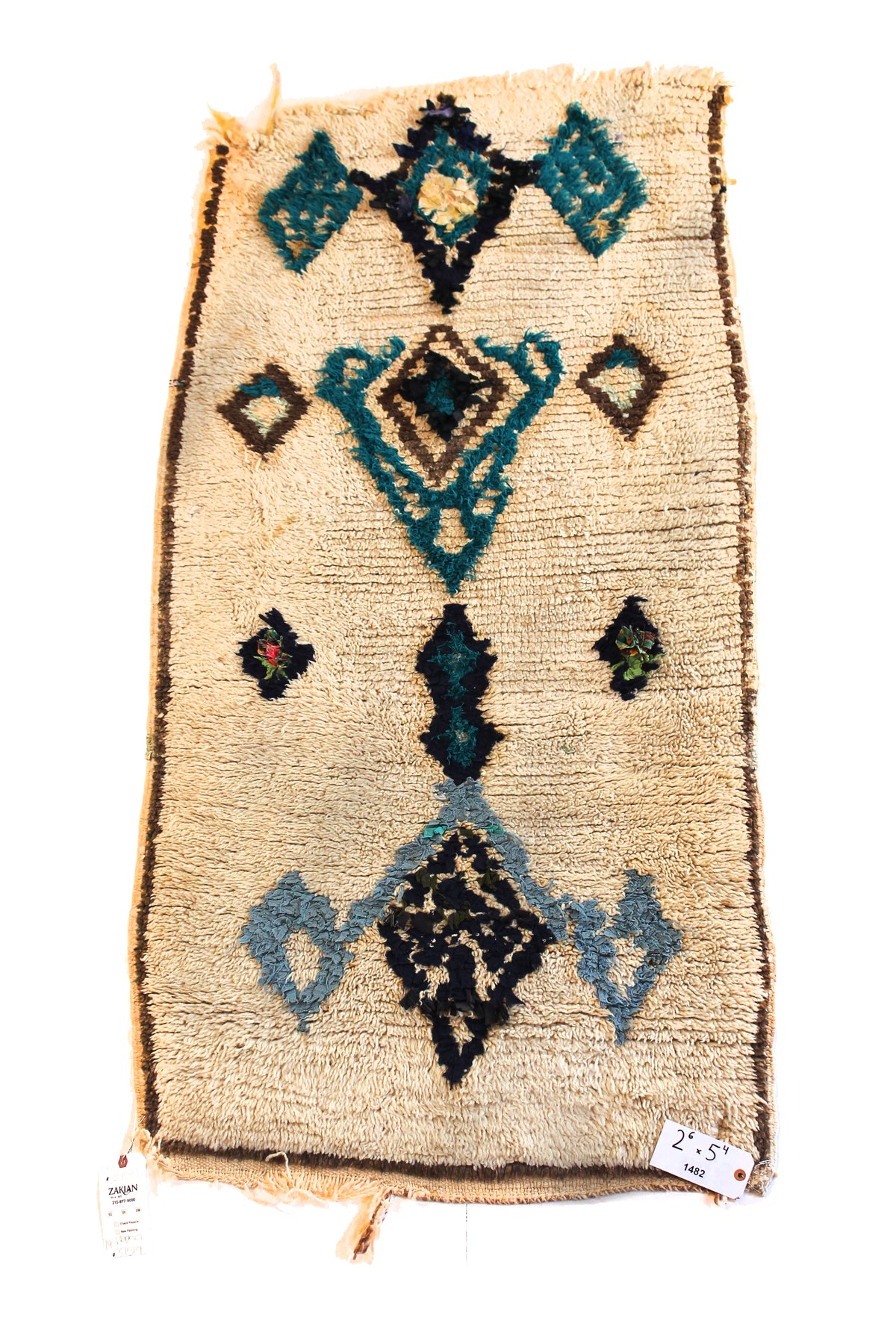 1482 HighAtlas with Taupe/Brown/Purple Diamonds Pattern (P2)