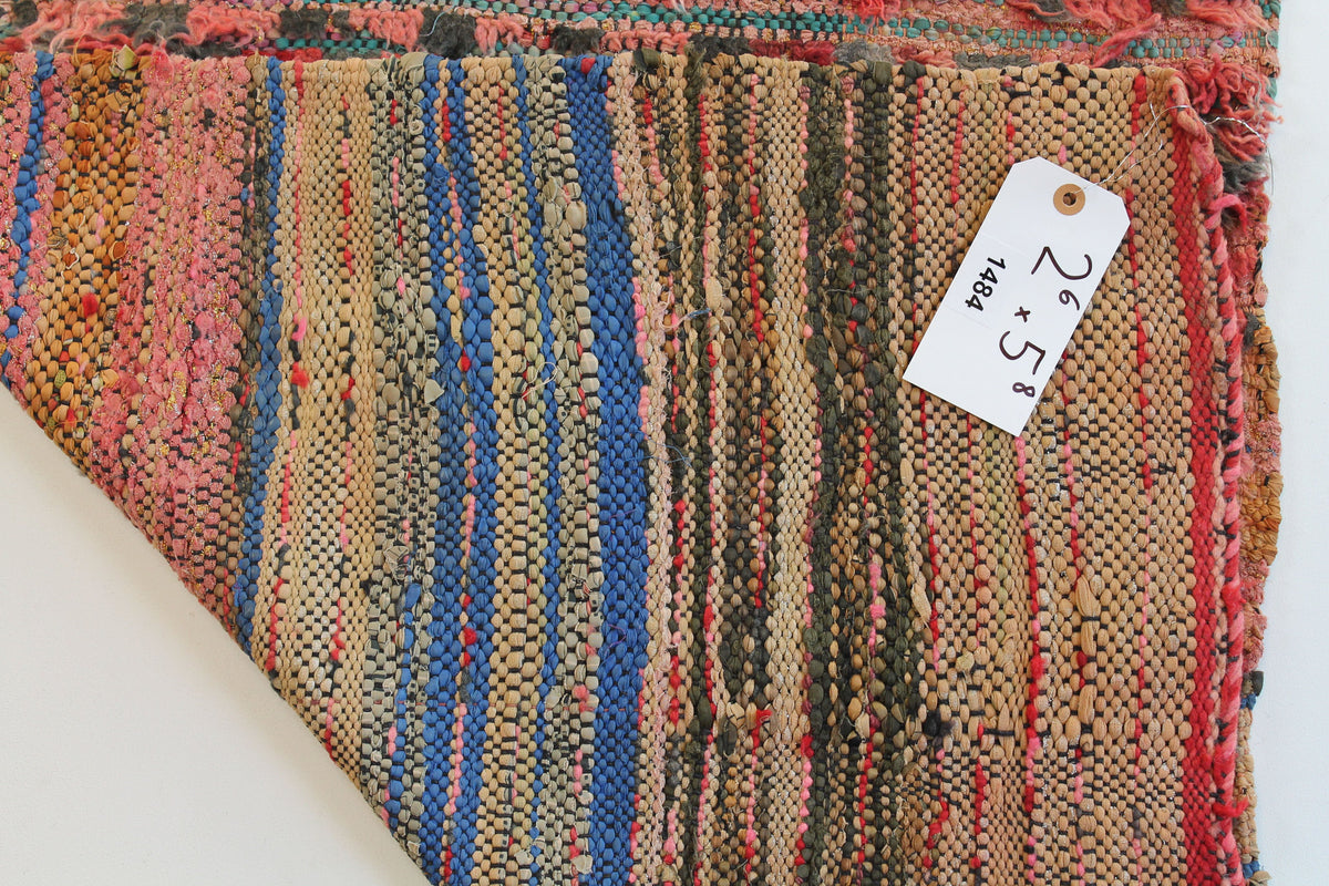 1484 Moulouya with Taupe/Brown Diamonds Pattern
