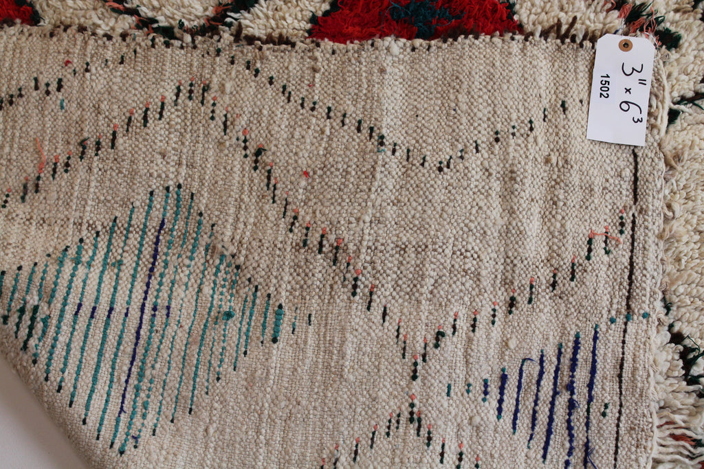 1502 Moulouya with Taupe/Pink/Orange/Green/Brown Diamonds Pattern (P2)