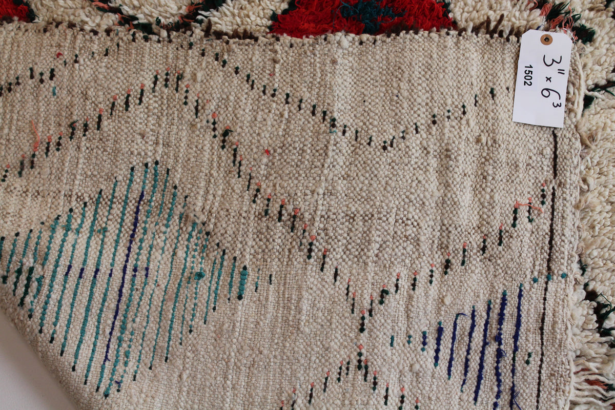 1502 Moulouya with Taupe/Pink/Orange/Green/Brown Diamonds Pattern (P2)