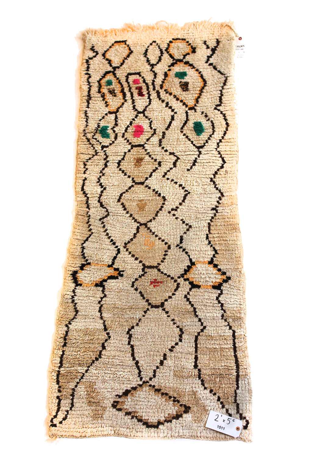 1511 HighAtlas with Taupe/Brown Diamonds Pattern (P4)