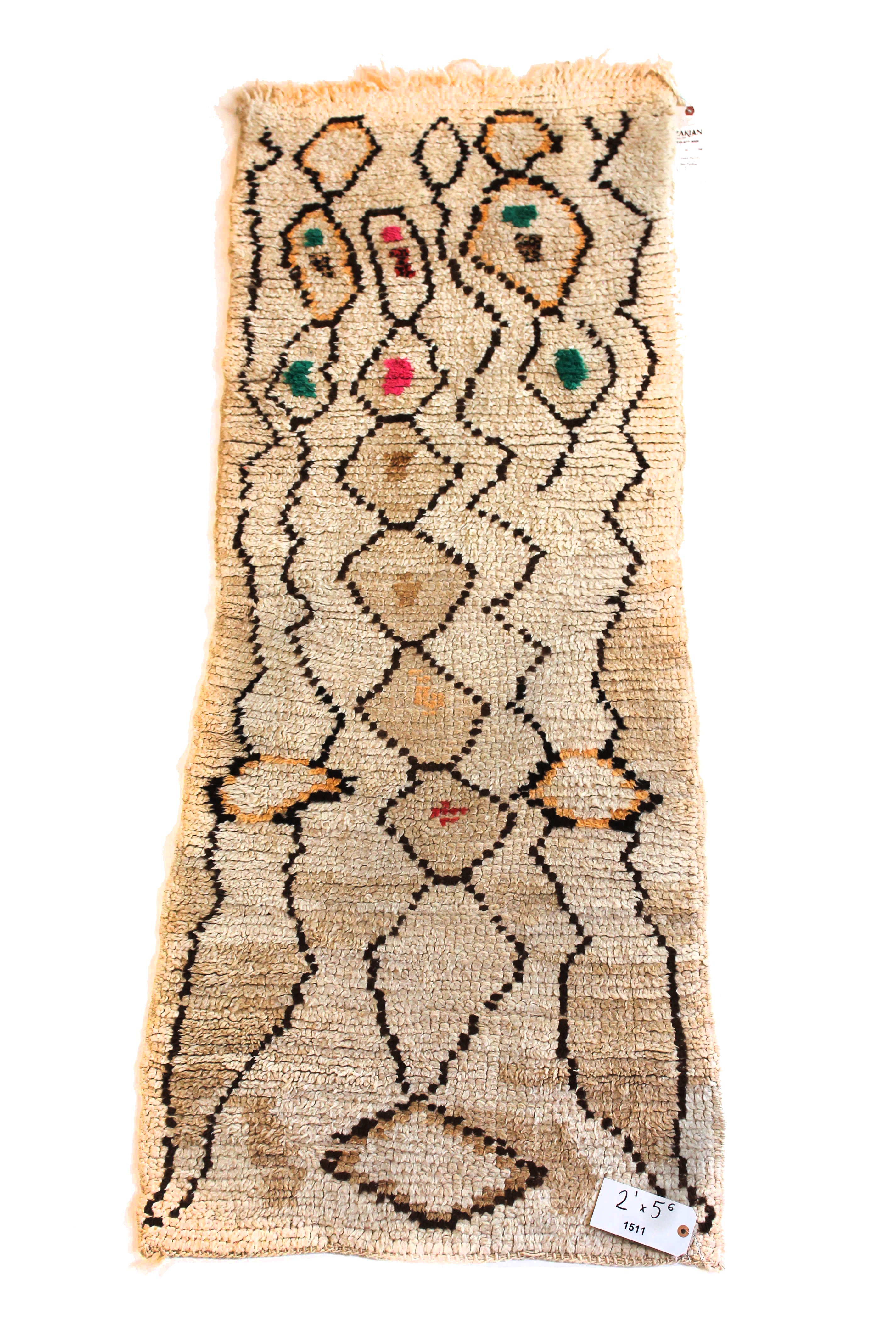 1511 HighAtlas with Taupe/Brown Diamonds Pattern (P4)